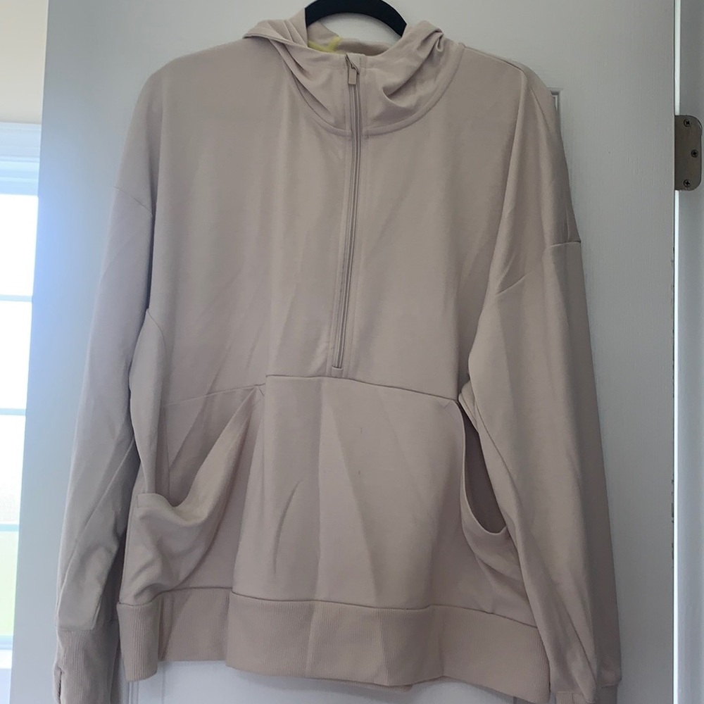 Tan athletic jacket from Target
